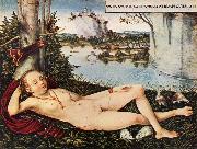 CRANACH, Lucas the Elder Nymph of the Spring Germany oil painting artist
